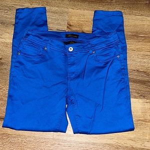 Gorgeous ( never worn) stretchy Royal Blue Baccinni Skinny Jean Slacks Size 6
